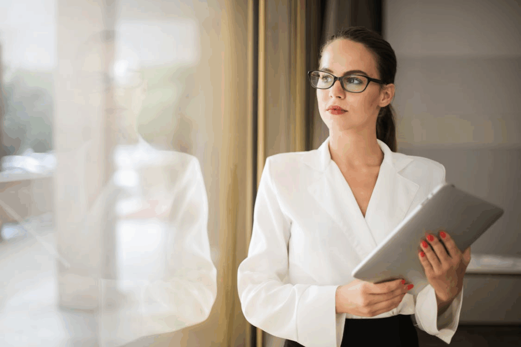 Confident professional representing future-proof careers for the next decade