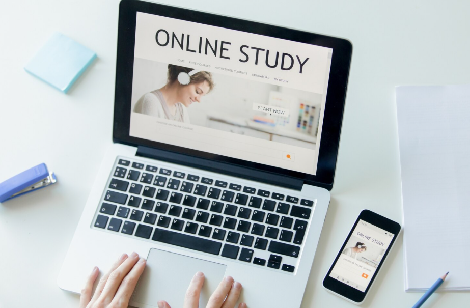 Student using online learning platform to build practical skills for career growth